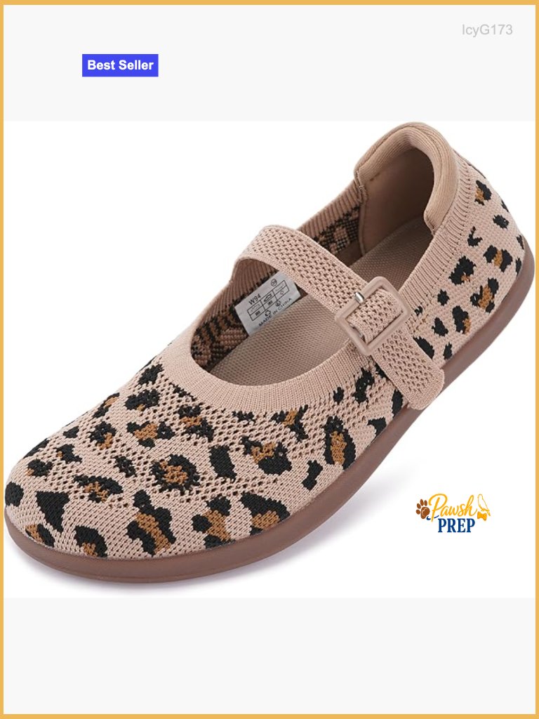 Women's Barefoot Mary Jane Flats Wide Toe Box Zero Drop Sole Adjustable Straps